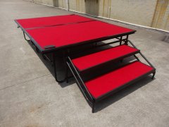 Portable folding stage for event