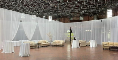 2015 pipe and drape for large banquet halls with fabric drape