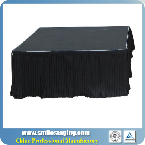 4ft x 32''（W X H）Skirt For Portable Stage