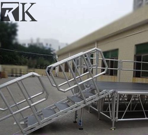 Aluminum stage step ladders with stage truss on sale