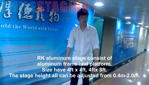 Smilestaging aluminium stage