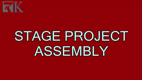 video - portable stage project assembly