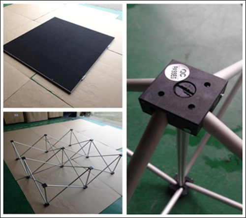 build a sample rectangle shape portable stage