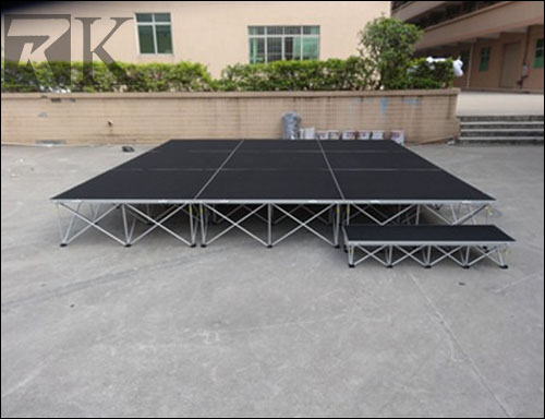 top sale portable drum stage with riser legs